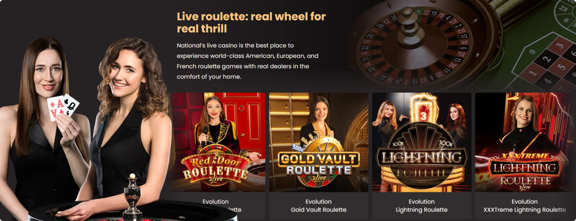 National Casino Live Games